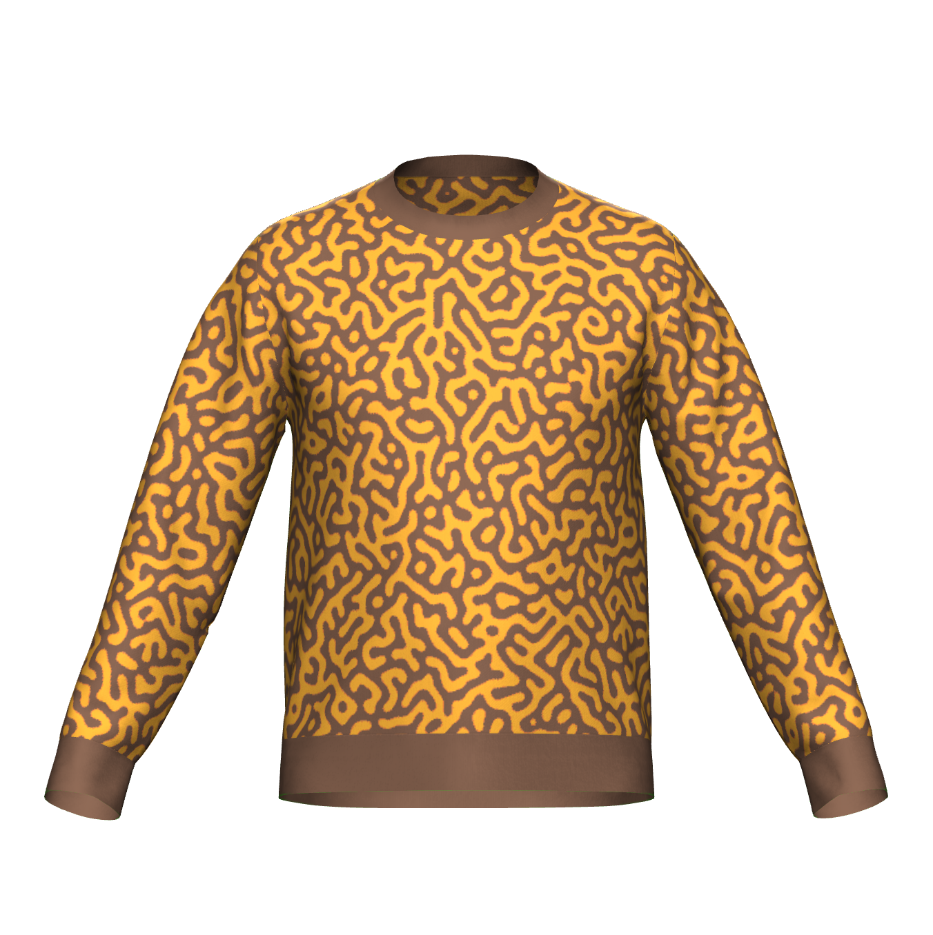 Graffiti Print Sweater