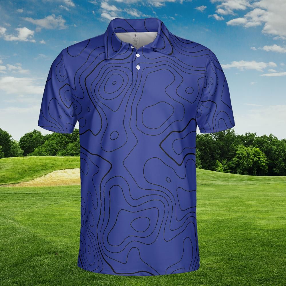 Ocean All-over Print Polo Shirt (Lightweight)