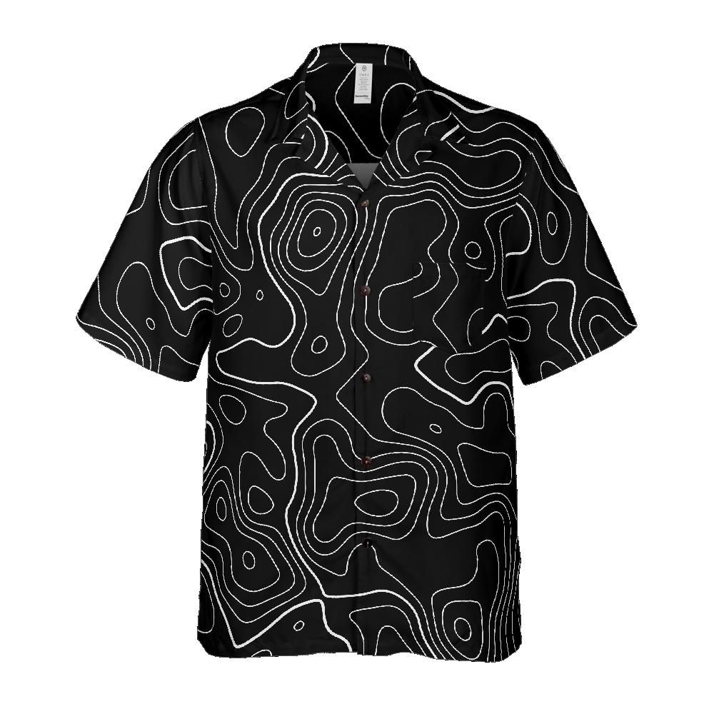 Night All-over Print Pocket Regular Fit Hawaiian Shirt