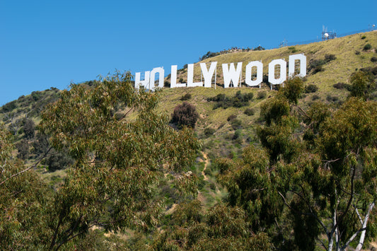 Hollywood Sign Stretched Canvas Print