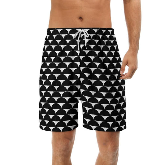 Bauhaus Geo Above-knee Sports Shorts